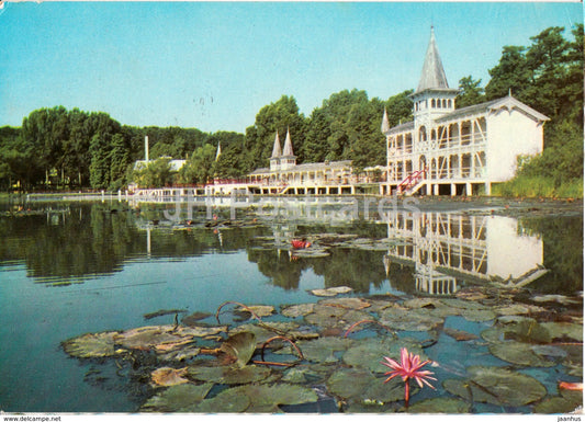 Heviz - Healt Resort - water lily - 1971 - Hungary - used - JH Postcards
