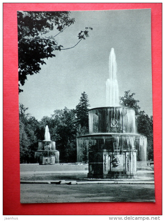Roman fountains - Petrodvorets reborn from the ashes - 1969 - USSR Russia - unused - JH Postcards