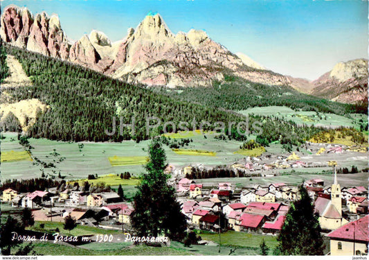 Pozza di Fassa - Panorama - R 692 - 1966 - Italy - used - JH Postcards