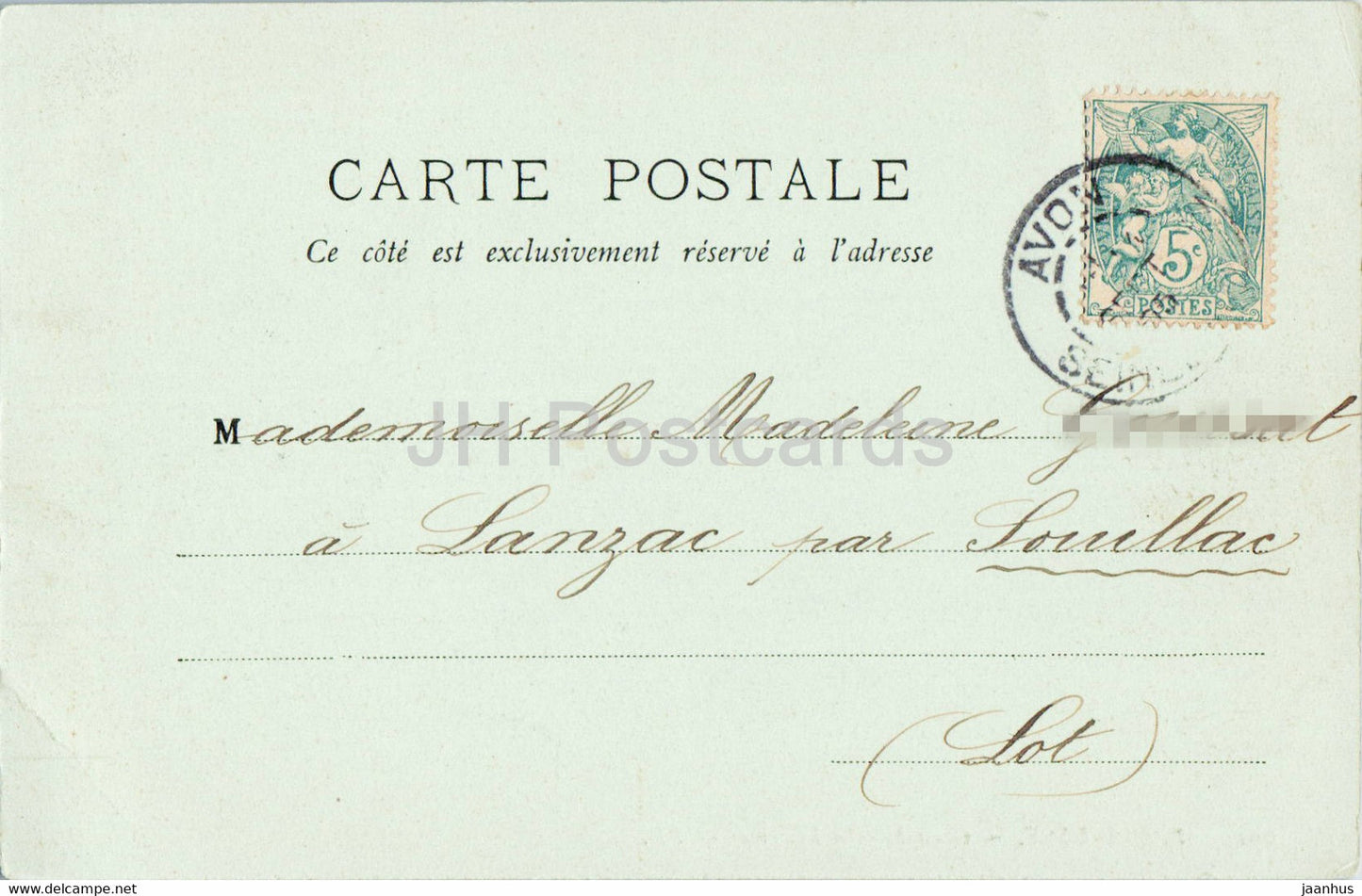 Mont Ussy - Oasis Marion Delorme - 201 - old postcard - 1905 - France - used