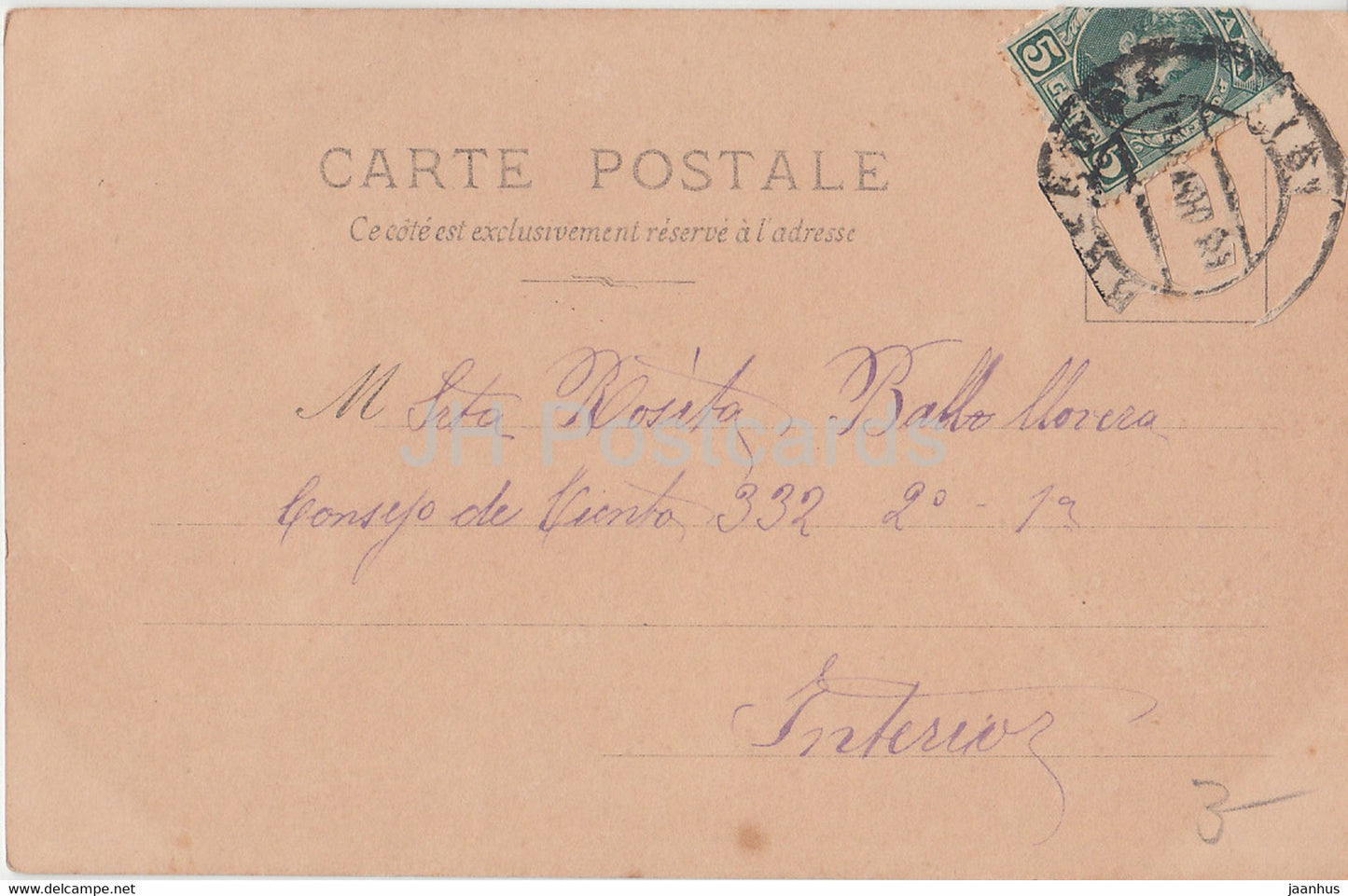 Französische Opernsopranistin Rose Caron – Frau – Reutlinger Paris – 79 Serie Nr. 3 – alte Postkarte – 1900er – Frankreich – gebraucht