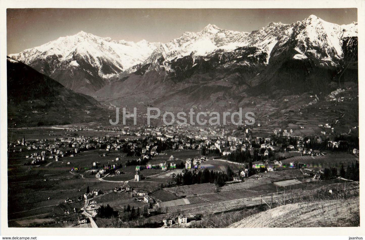 Panorama di Merano - Perutz - 5003 - old postcard - Italy - unused - JH Postcards