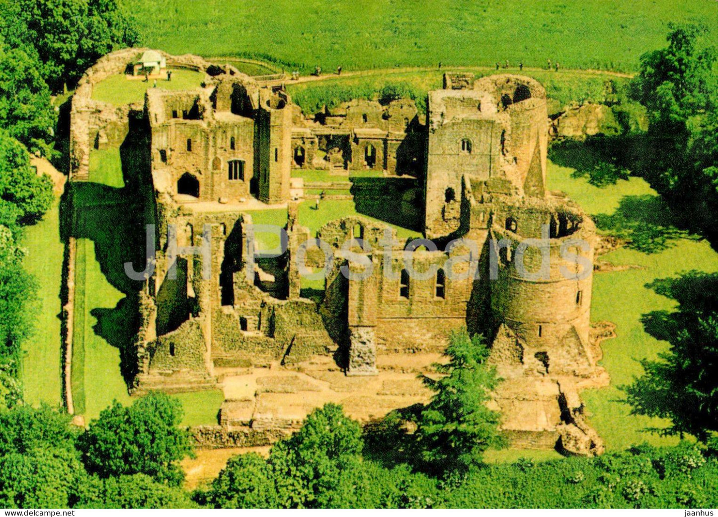 Goodrich Castle - Hereford and Worcester - Air View - P2 - England - United Kingdom - unused