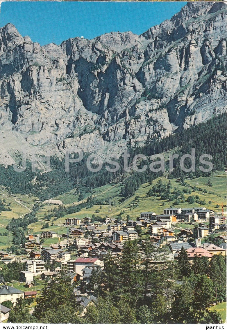 Leukerbad 1401 m - Loeche les Bains - Gemmipass mit Gemmiweg - 50909 - 1973 - Switzerland - used - JH Postcards