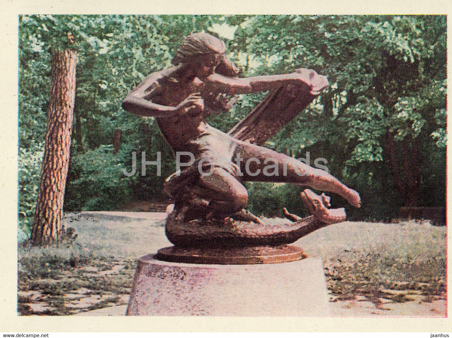 Palanga - Egle Queen of Grass Snakes - sculpture - 1 - Lithuania USSR - unused - JH Postcards