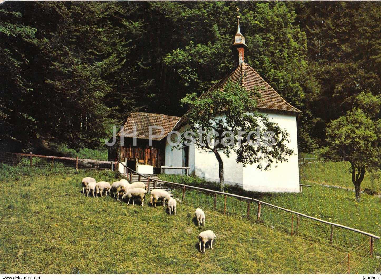 Flueli Ranft - Zelle mit Kapelle des hl Bruder Klaus - 388 - 1983 - Switzerland - used - JH Postcards