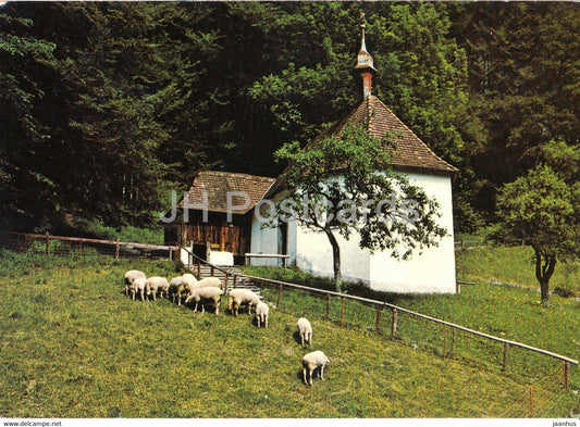 Flueli Ranft - Zelle mit Kapelle des hl Bruder Klaus - 388 - 1983 - Switzerland - used - JH Postcards