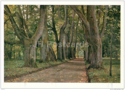 painting by B. Shcherbakov - Kern Alley - Pushkin Reserve - 1972 - Russia USSR - unused - JH Postcards