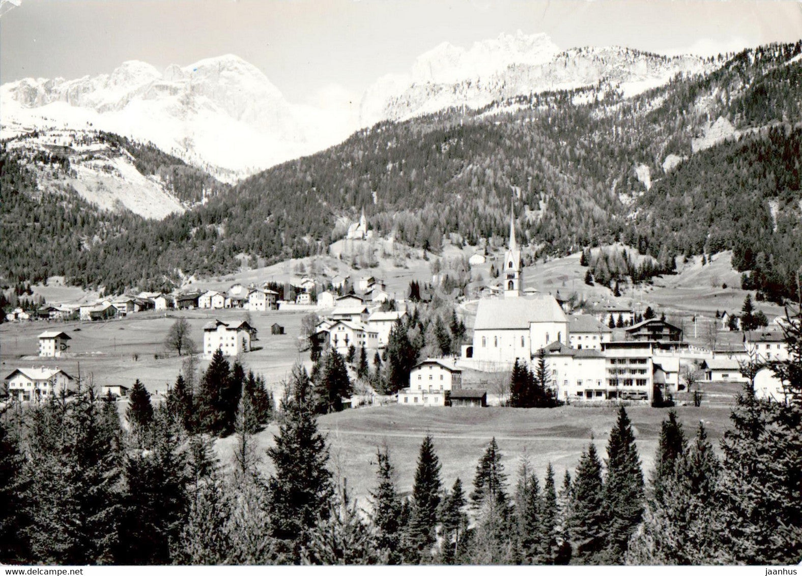 Vigo di Fassa 1400 m - Dolomiti - 1965 - Italy - used - JH Postcards