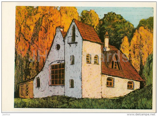 Abbey - Polenovo - illustration - 1976 - Russia USSR - unused - JH Postcards