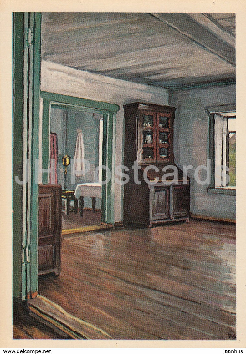 Shushenskoe - Lenin flat in the Petrov House - Entrance from the kitchen to the dining room - 1980 - Russia USSR - used - JH Postcards