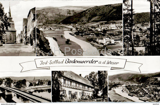 Jod Solbad Bodenwerder a d Weser - old postcard - 1965 - Germany - used - JH Postcards