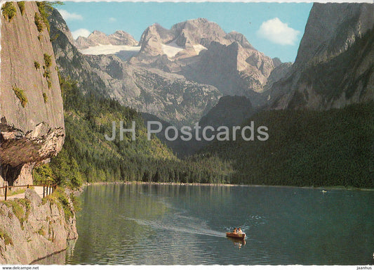 Malerisches Salzkammergut - Gosau See 933 m - Hoh Dachstein 3004 m - Austria - unused - JH Postcards