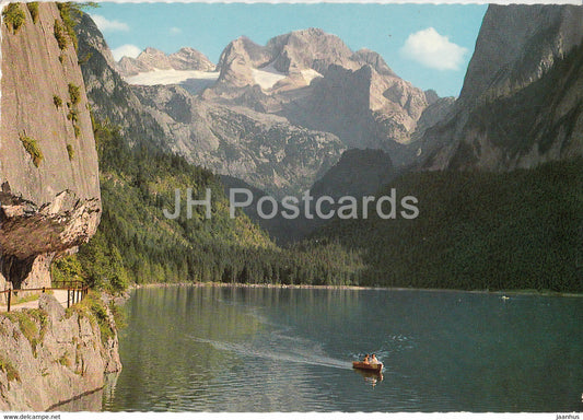 Malerisches Salzkammergut - Gosau See 933 m - Hoh Dachstein 3004 m - Austria - unused - JH Postcards