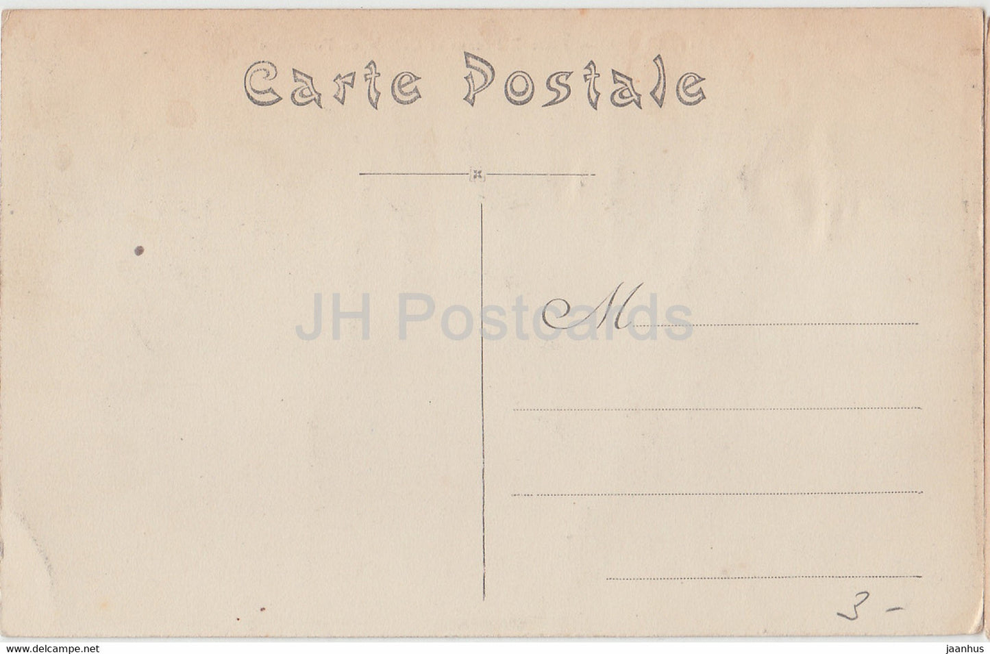 Lyon - Place Bellecour et Colline de Fourviere - old postcard - France - unused