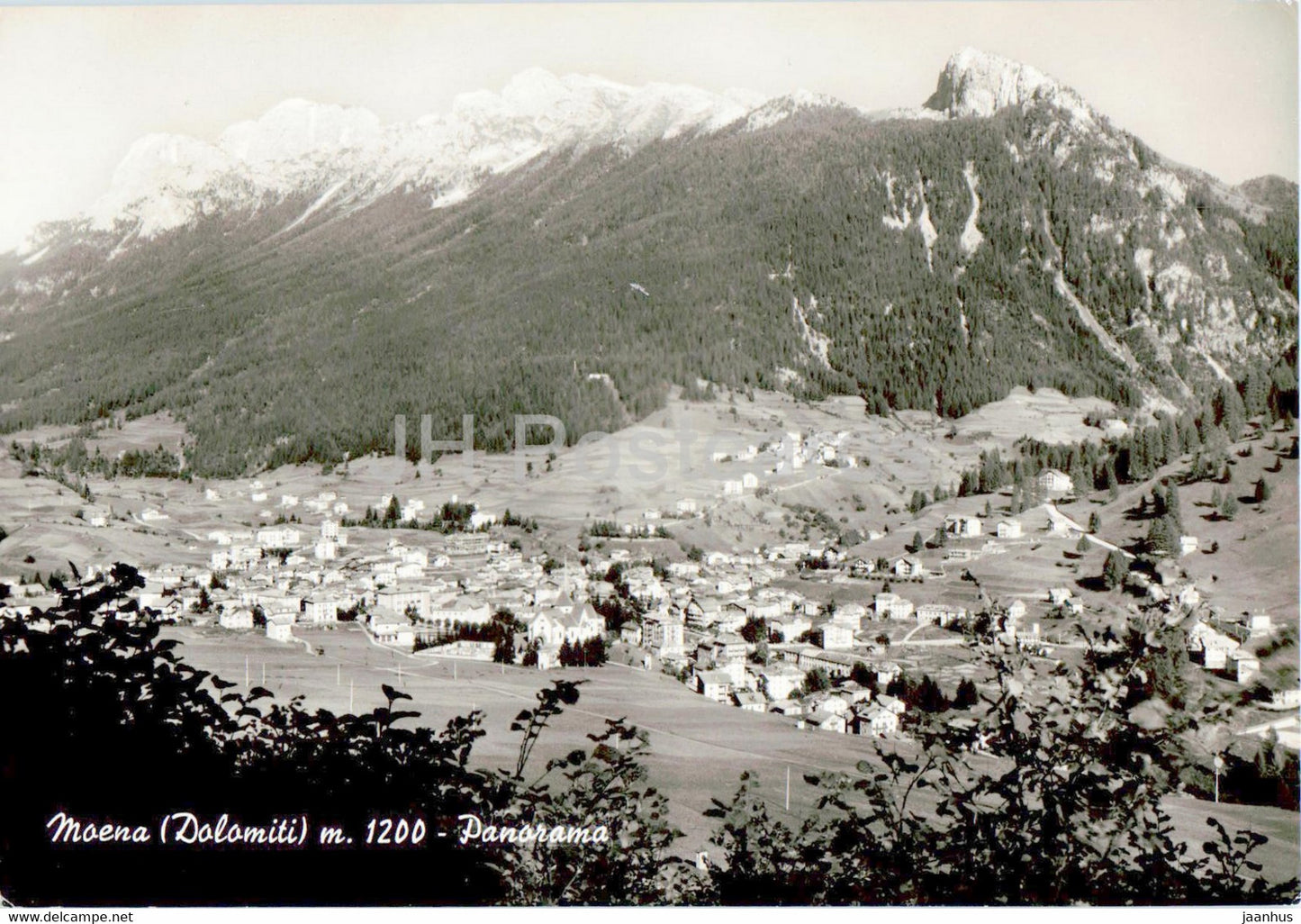 Moena 1200 m - Panorama - Dolomiti - 1966 - Italy - used - JH Postcards