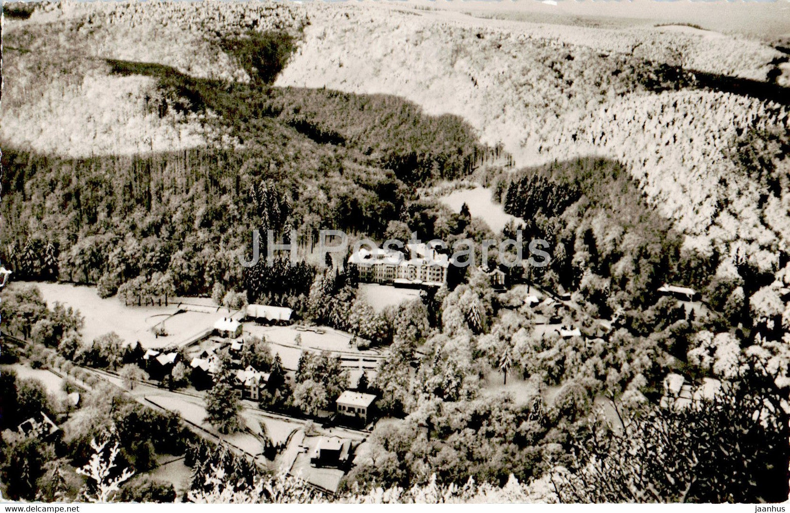 Bad Harzburg - Blick aus der Schwebebahn - Harzburger Hof - old postcard - Germany - used - JH Postcards