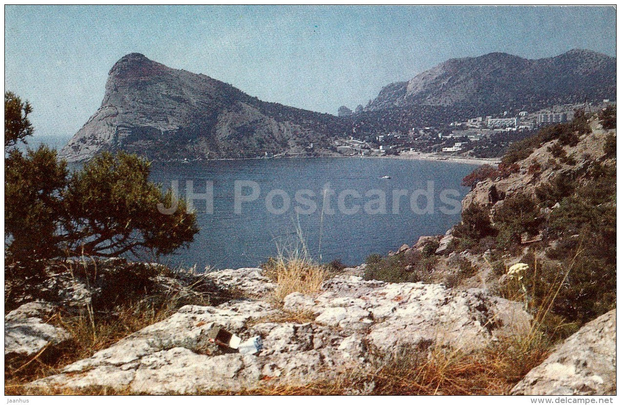 Novyi Svet - Green bay - Crimea - Ukraine USSR - 1989 - unused - JH Postcards