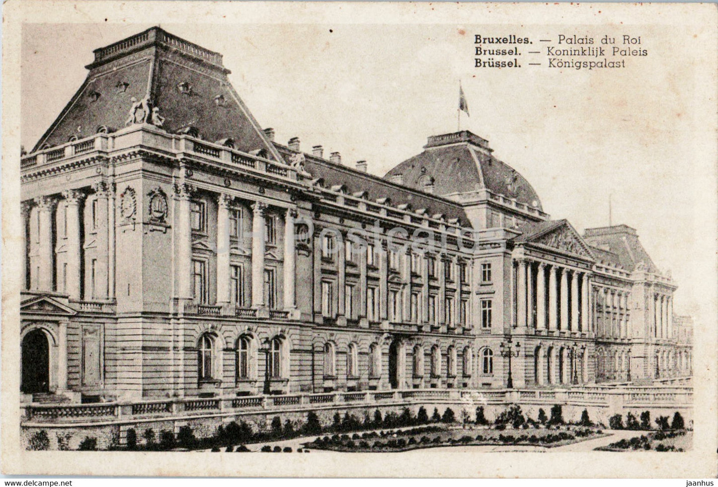 Bruxelles - Brussels - Palais du Roi - Konigspalast - old postcard - Belgium - unused - JH Postcards