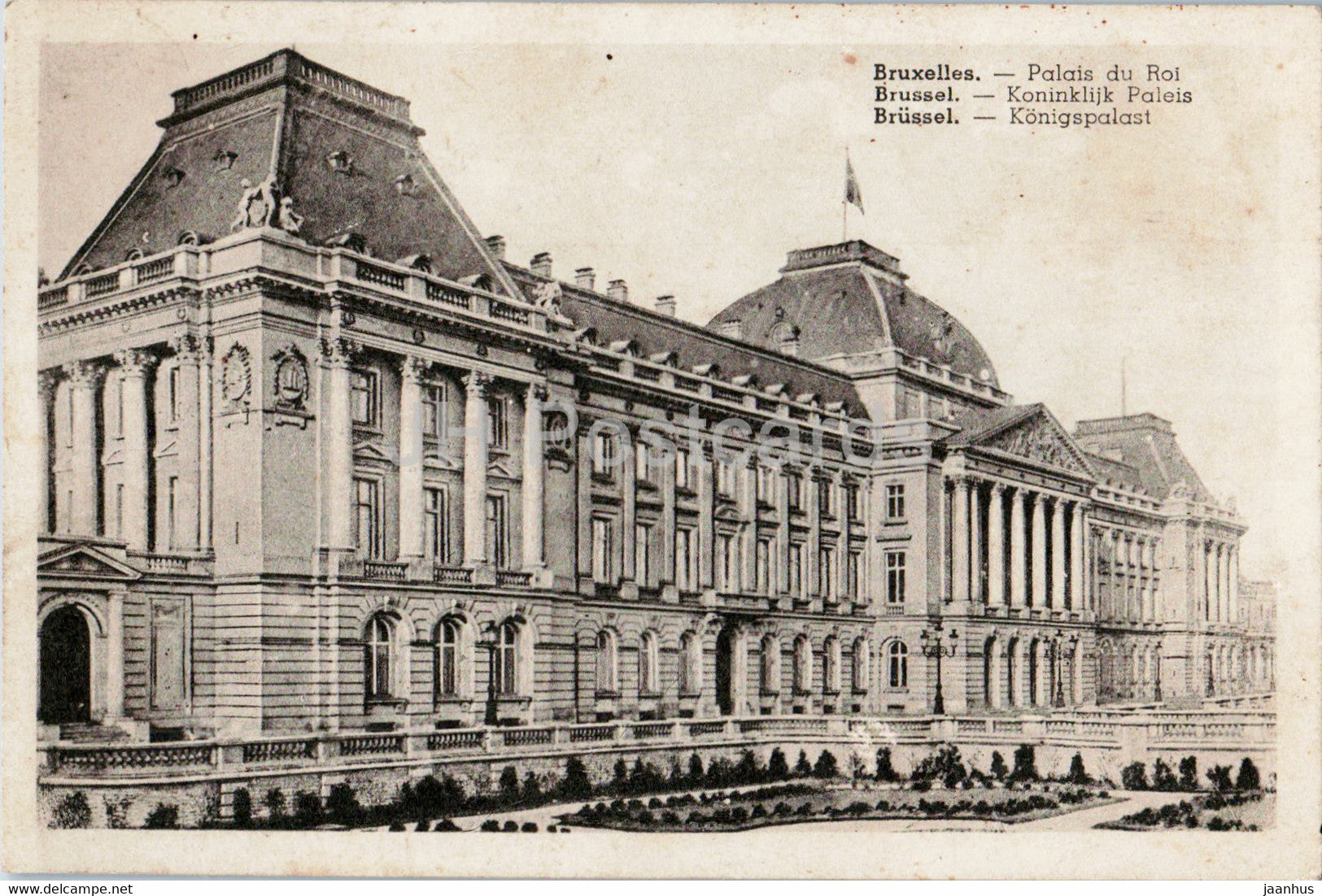 Bruxelles - Brussels - Palais du Roi - Konigspalast - old postcard - Belgium - unused - JH Postcards