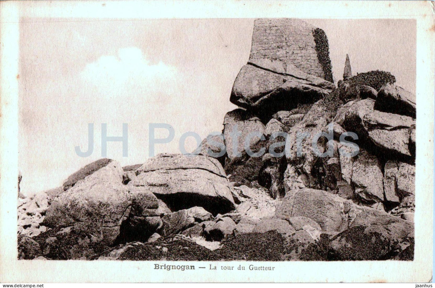 Brignogan - La tour du Guetteur - old postcard - France - unused - JH Postcards