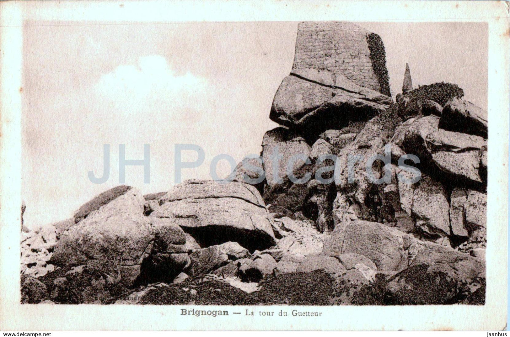 Brignogan - La tour du Guetteur - old postcard - France - unused - JH Postcards
