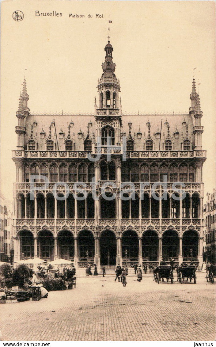 Bruxelles - Brussels - Maison du Roi - old postcard - Belgium - used - JH Postcards
