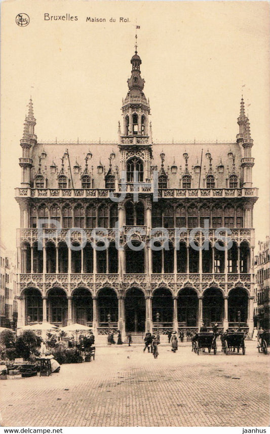 Bruxelles - Brussels - Maison du Roi - old postcard - Belgium - used - JH Postcards
