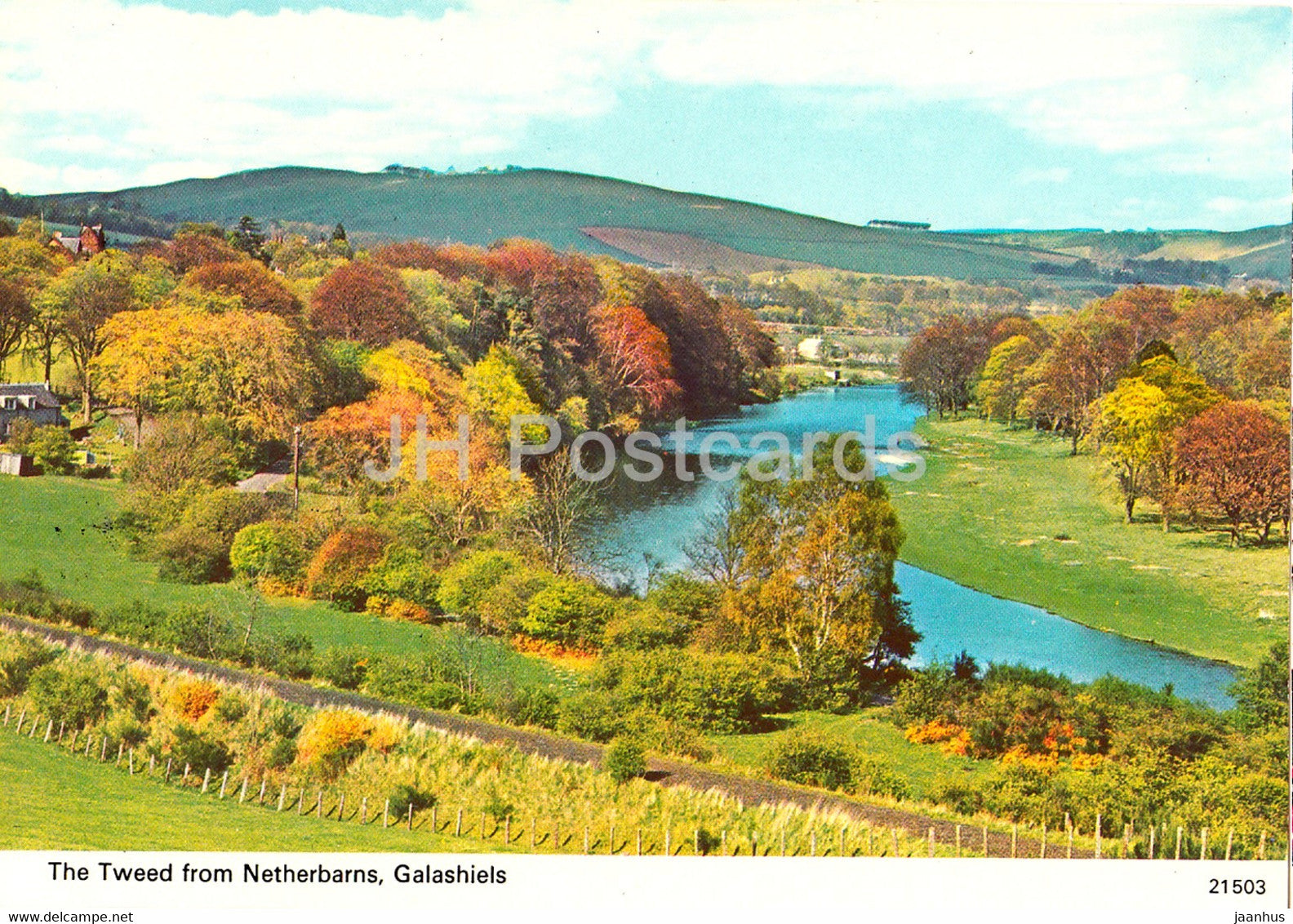 The Tweed from Netherbarns - Galashiels - Scotland - United Kingdom - unused - JH Postcards