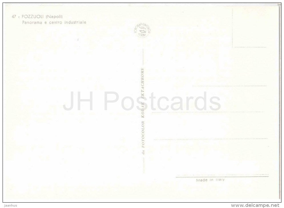 Panorama e Centro Industriale - Pozzuoli - Napoli - Campania - 47 - Italia - Italy - unused - JH Postcards