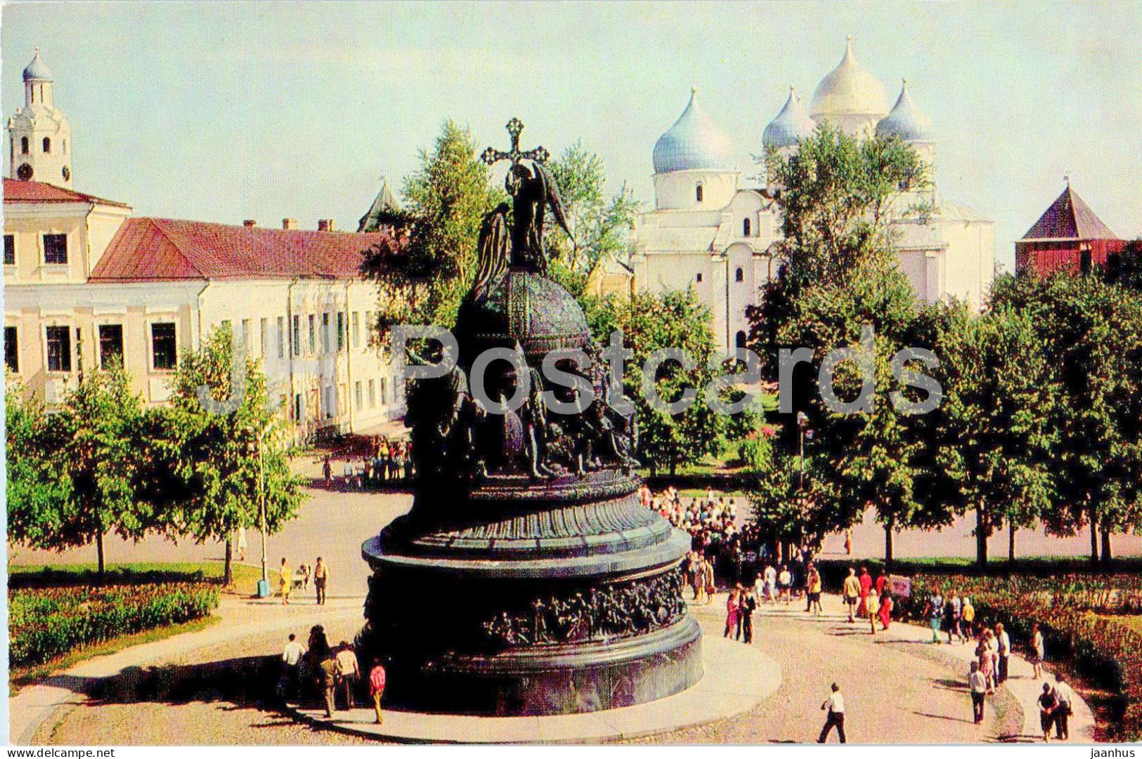 Novgorod - The Millennium Memorial of Russia - monument - 1976 - Russia USSR - unused - JH Postcards