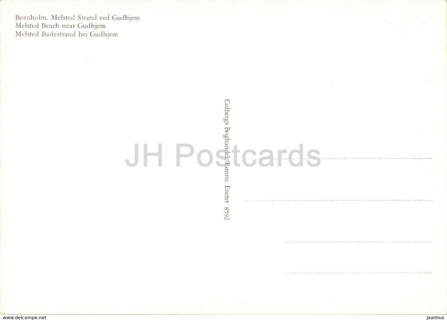 Bornholm - Melsted Strand bei Gudhjem - Dänemark - unbenutzt