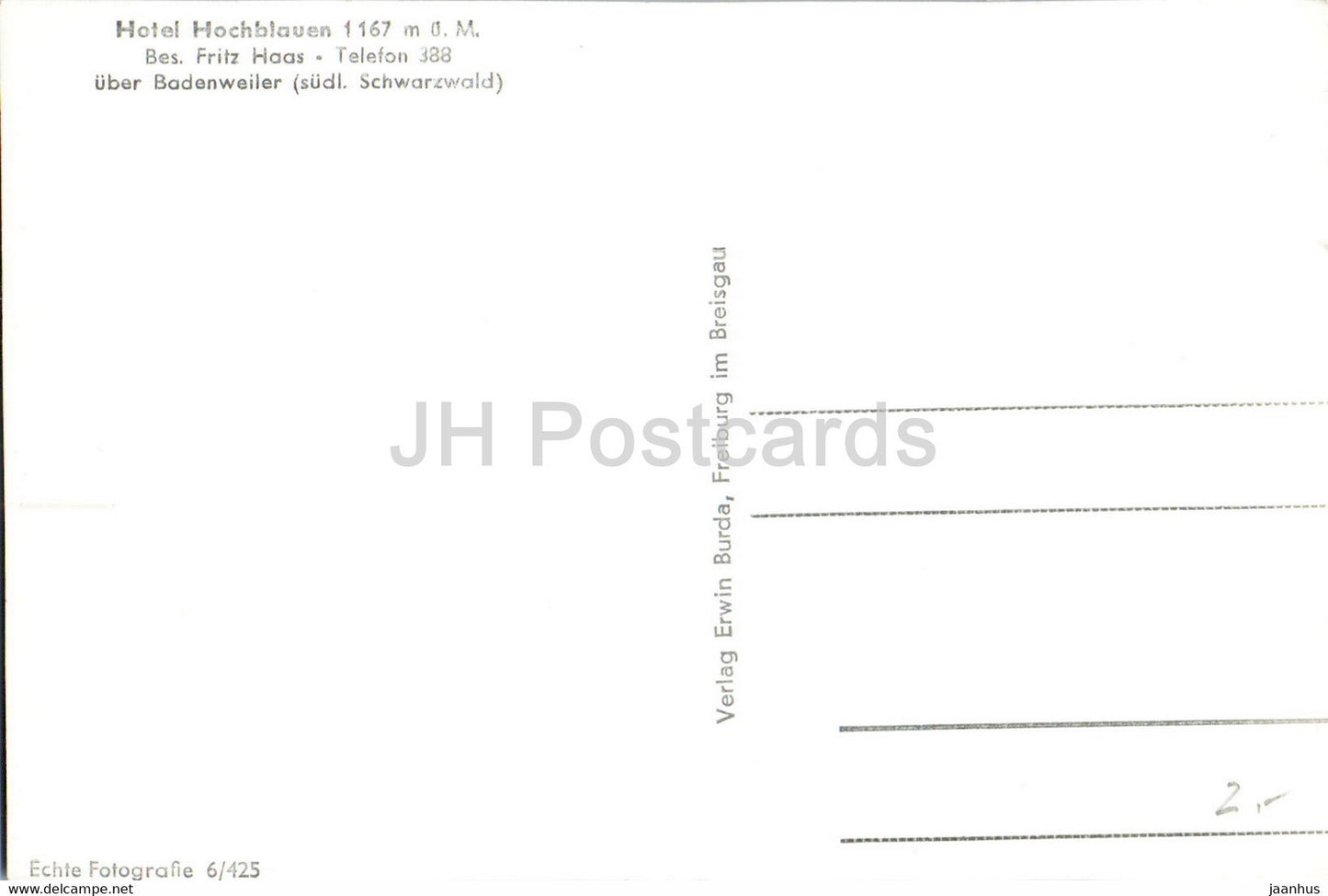 Hochblauen - Hôtel Hochblauen - Aussichtsturm - Allemagne - inutilisé