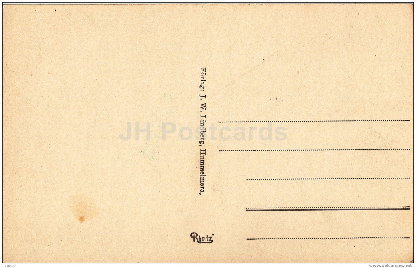 Hummelmora - 1369 - Sweden - unused - JH Postcards