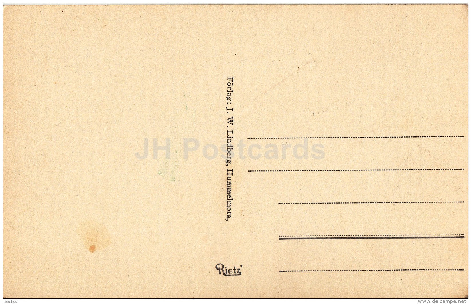 Hummelmora - 1369 - Sweden - unused - JH Postcards