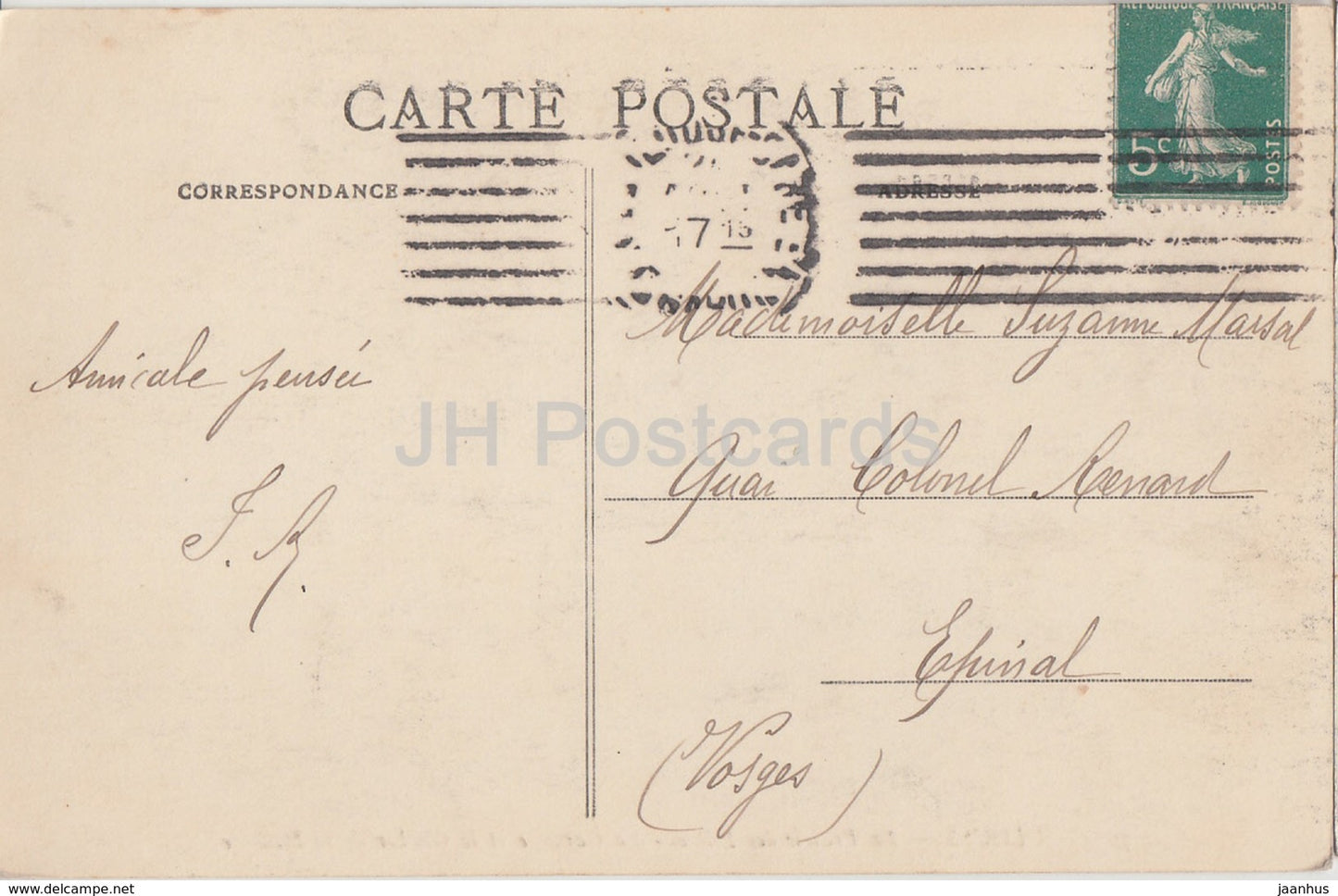 Toulouse - La Prairie des Filtres - La Garonne et le Clocher de Dalbade - 36 - old postcard - France - used