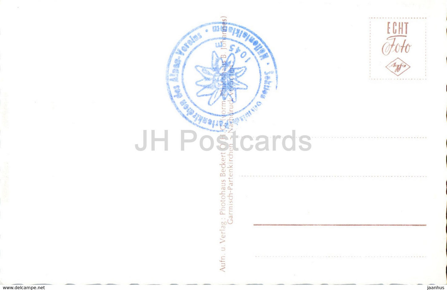 Hollentalklamm bei Garmisch Partenkirchen - 2700 - old postcard - Germany - unused