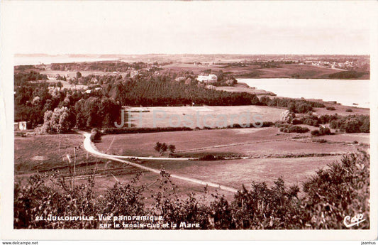Jullouville - Vue Panoramique - Sur le Tennis Club et la Mare - 22 - old postcard - France - unused - JH Postcards