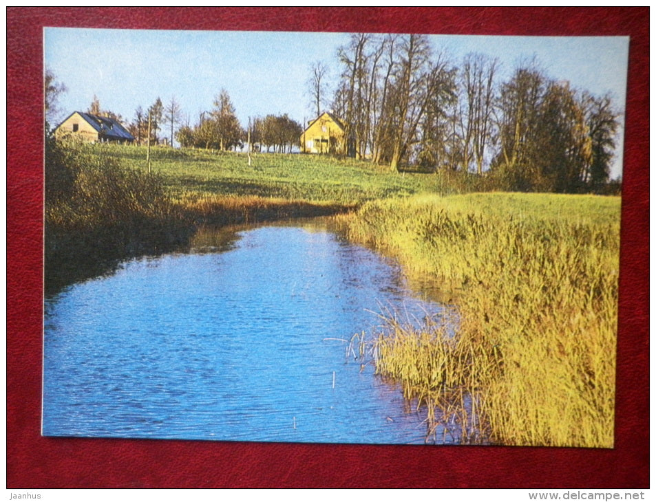 Velise river - Estonian rivers - 1982 - Estonia USSR - unused - JH Postcards