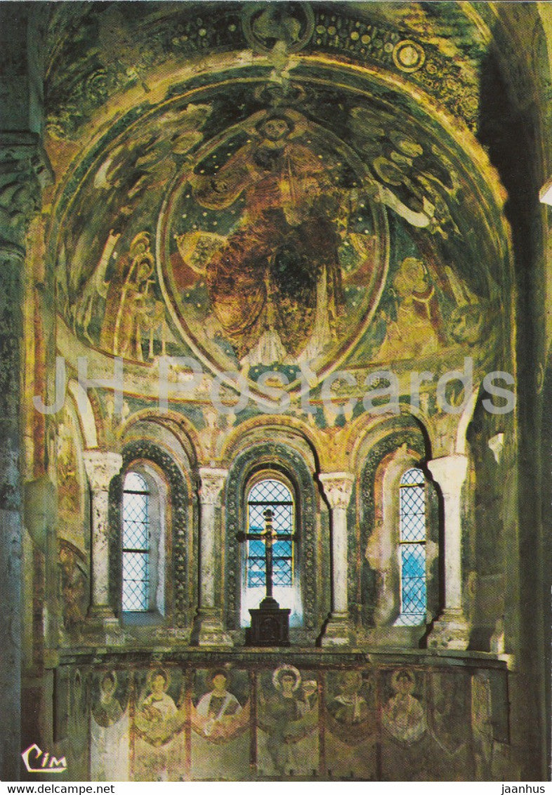 Berze la Ville - Chapelle des Moines de Cluny - Peintures murales - Ensemble des peintures de l'abside - France - unused - JH Postcards