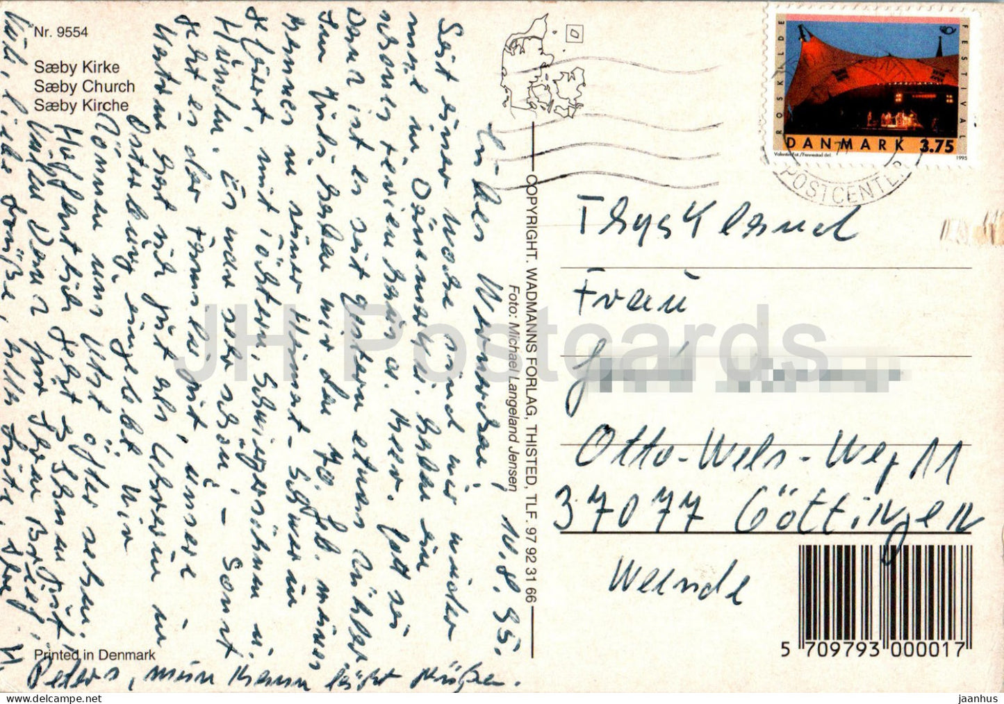 Saeby Kirke - church - multiview - 9554 - 1995 - Denmark - used