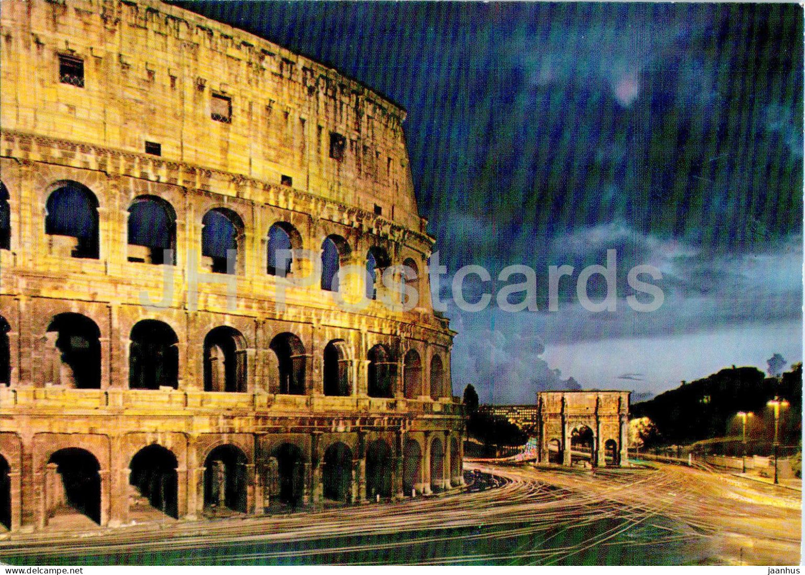 Roma - Rome - Colosseo e Arco di Costantino - Colosseum and Arch of Constantine ancient world - 33045 - Italy - unused - JH Postcards