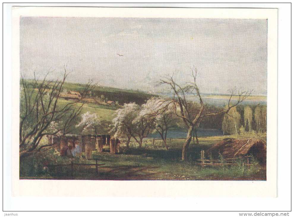 painting by A. Savrasov - Rural views - Russiaa art - unused - JH Postcards