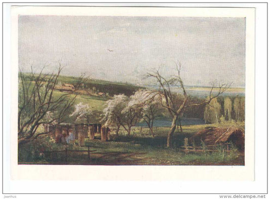 painting by A. Savrasov - Rural views - Russiaa art - unused - JH Postcards
