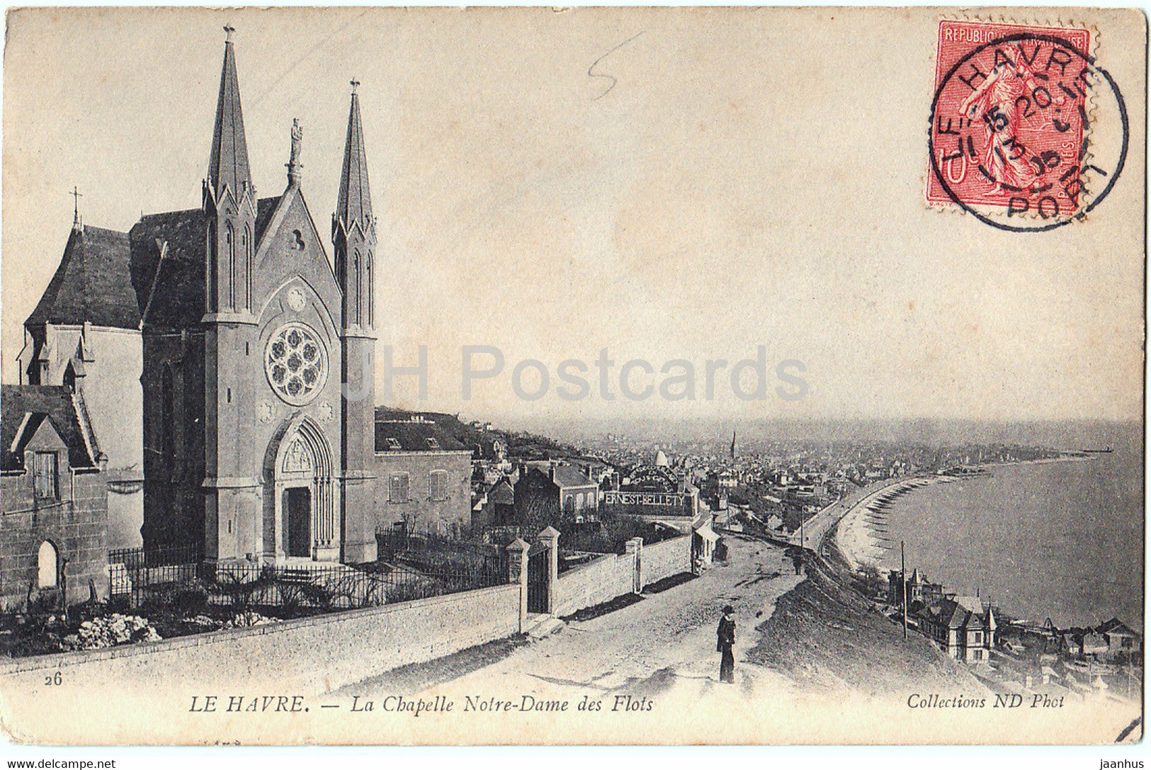Le Havre - La Chapelle Notre Dame des Flots - 26 - old postcard - 1905 - France - used - JH Postcards