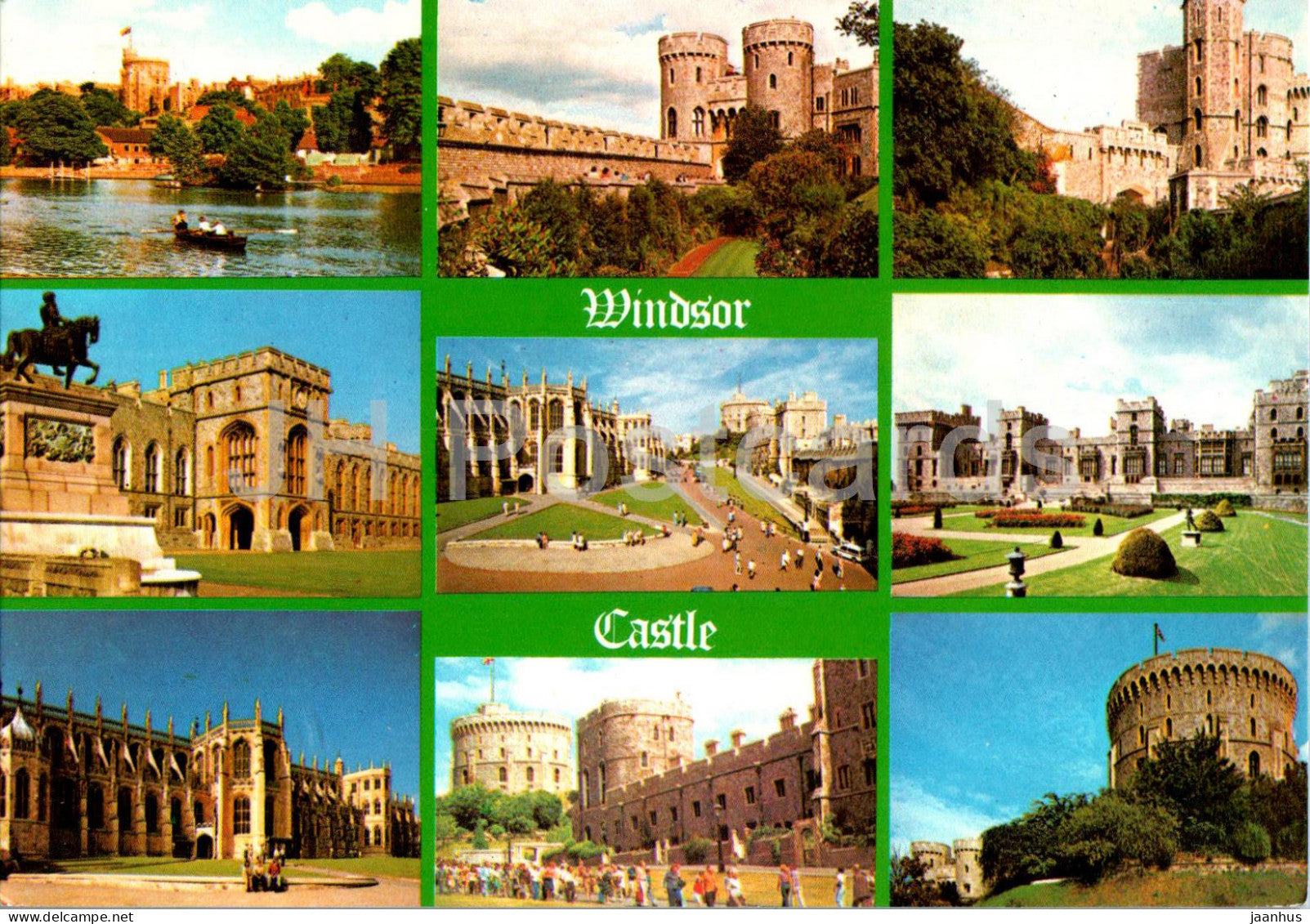 Windsor Castle - multiview - WID480 - England - United Kingdom - unused - JH Postcards