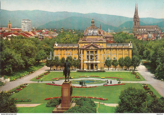 Zagreb - Trg kralja Tomislava - King Tomislav Square - Yugoslavia - Croatia - unused - JH Postcards
