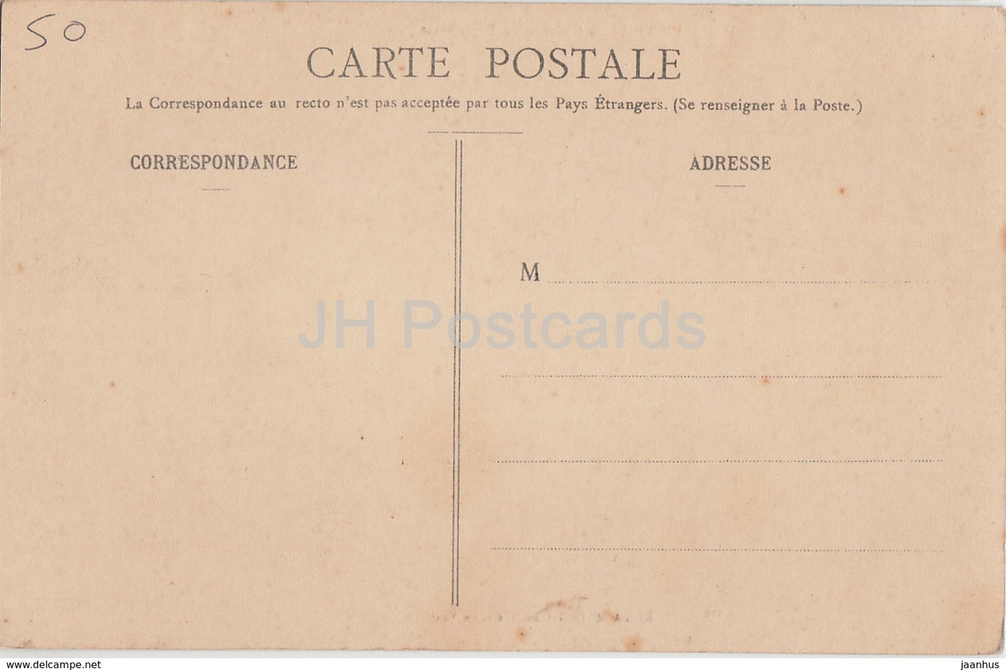Le Vicel - Chateau de Pepinvast - castle - old postcard - France - unused