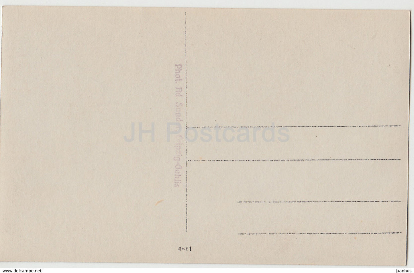 couple - femme et homme - Phot Ad Sander - carte postale ancienne - Allemagne - inutilisée