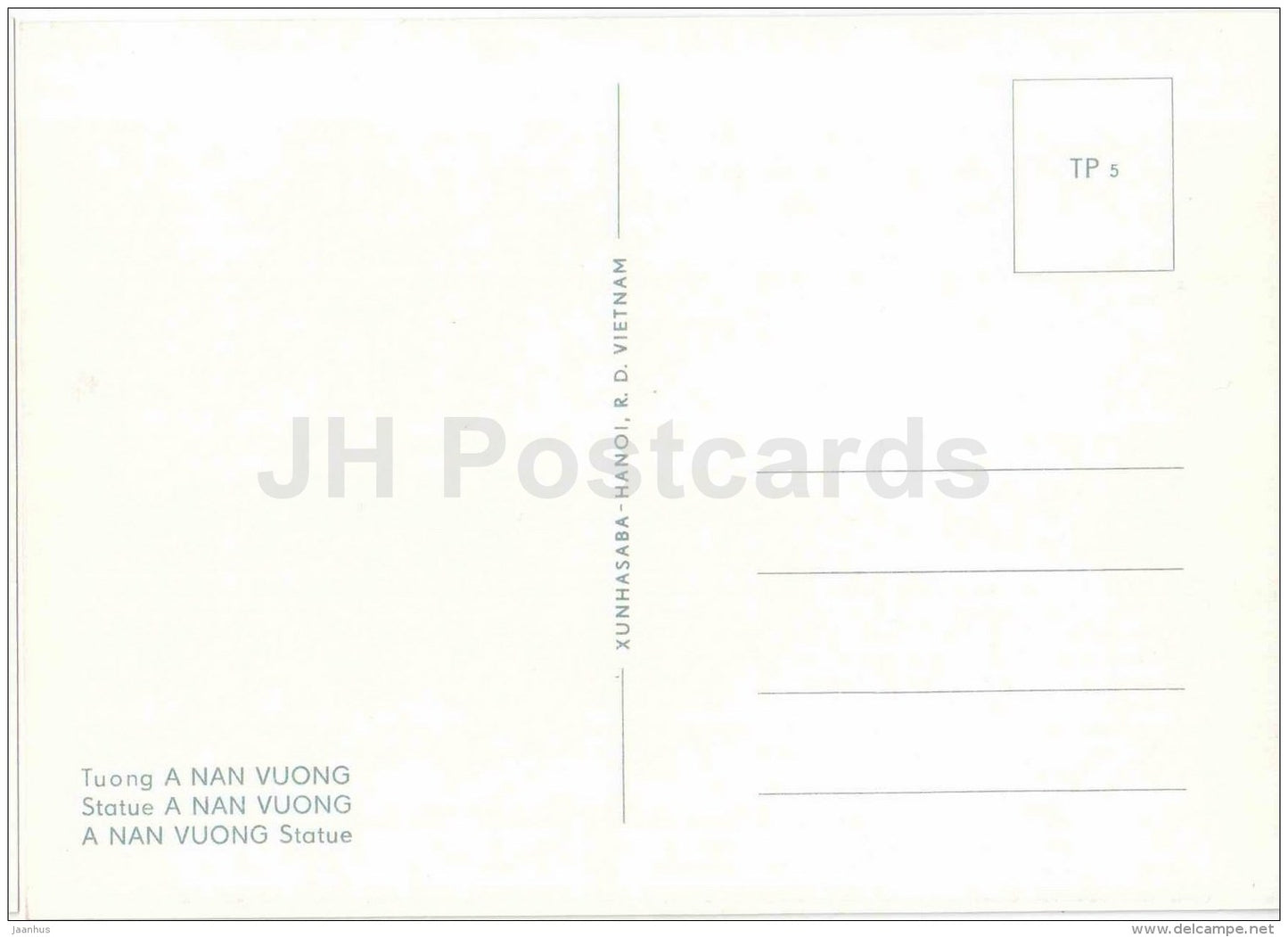 statue A Nan Vuong - Tay Phuong Pagoda - sculptures figures - Buddhism - religion - Vietnam - unused - JH Postcards